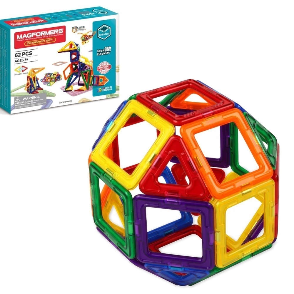 Magformers Designer Set (62-pieces)